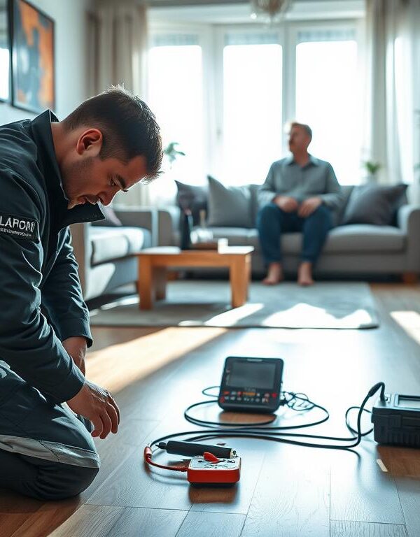 كشف تسربات المياه بمدينة شخبوط