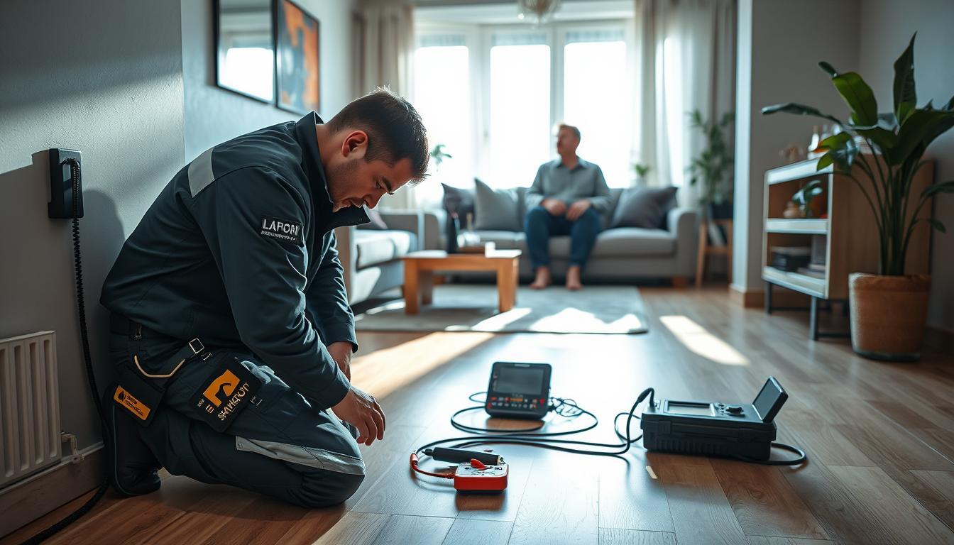 كشف تسربات المياه بمدينة شخبوط